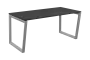 SEK-V - 16 stůl kancelářský, kovová podnož stříbrná, deska 25 mm, široký 1600 mm, antracit
